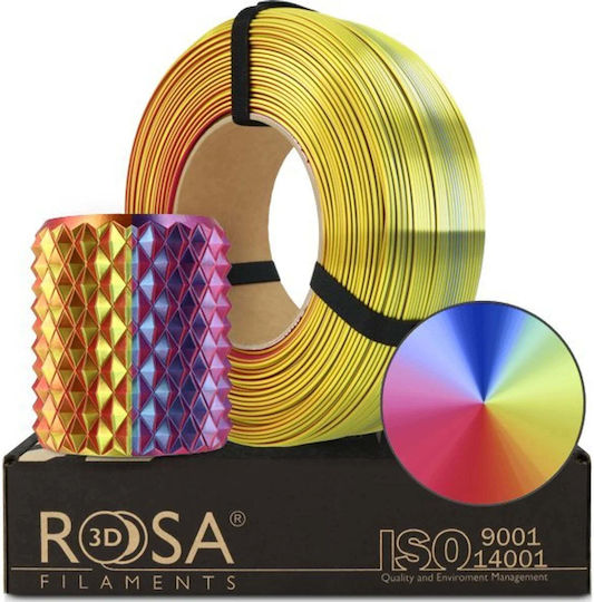 Rosa3D PLA 3D Drucker Filament 1.75mm Mehrfarbig 1kg 1 Stück (Nachfüllen)
