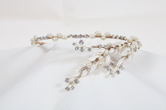 Handmade Bridal Hair Wreath K484 Sil-k484