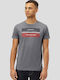 Herren T-Shirt Marcus Jett 28-200413 Petrol Blau