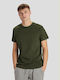 Ανδρικο T-shirt Marcus Roxy Tee 28-200408 Xaki