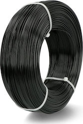 Fiberlogy ABS 3D Printer Filament 1.75mm Black 0.85kg