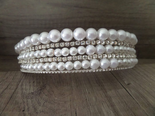 Bridal Headband K621 Sil-k621