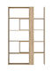 Βιβλιοθήκη Tomus Sonoma Oak 82x35x180εκ.