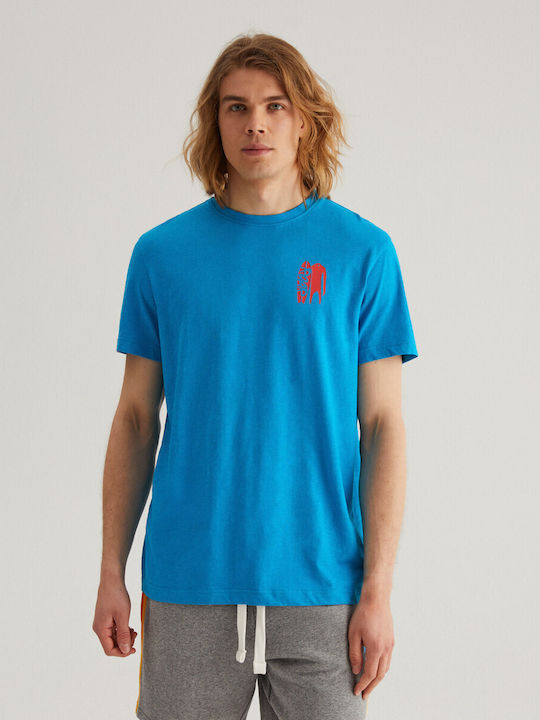 Diverse T-shirt Cltn Slb 123 L Blue