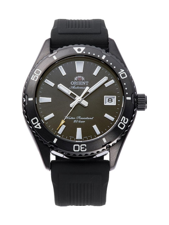 Orient Sports Mako 40 Men's Watch Battery with Black Rubber Strap