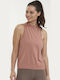 Athlecia Μπλούζα Αμάνικη Laimeia Oversize Seamless Top 1109 Burlwood