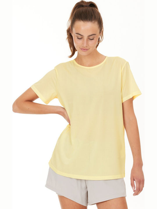 Athlecia T-shirt Lizzy W Slub S S Tee 5154 Lemo...
