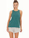 Athlecia Sleeveless Blouse Mota Slub Top 3160 Mallard Green