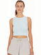 Athlecia Sleeveless Blouse Horigami W Seamless Cropped Top 1039 Plein Air
