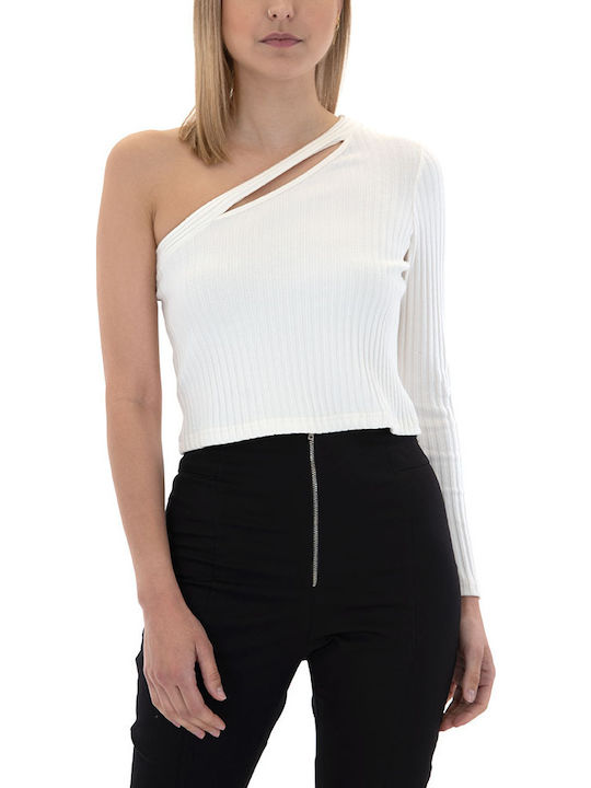 Black N Black Damen Top Damen Schwarz & Schwarz Off-White W22b2160