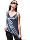 Lingerie Gray Satin Texture Velvet Plus Size Code Cam150