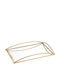 Metallic Rectangular Decorative Tray with Mirror