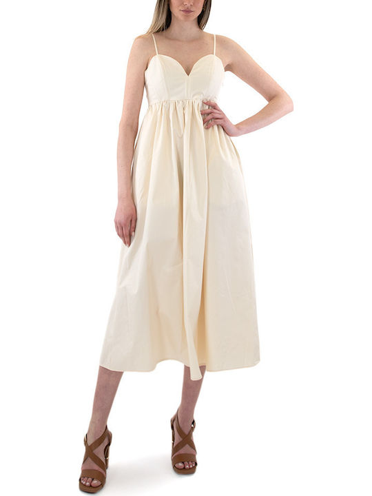 Matchbox Maxi Dress Women Matchbox Μπεζ Mtchbx-la3123
