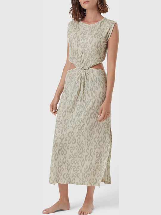Φορεμα Laurene23 Ikat Green