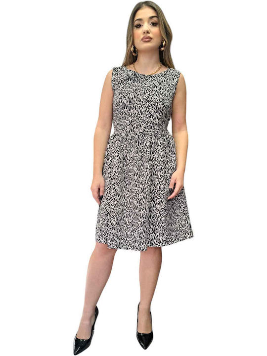 Dress Miss Miss Black Animal Print