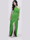 Aleya Long Dress Green 522 Πρασινο Γυναικειο Φορεμα
