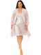 Bridal Set Robe Nightgown 1845 Powder Pink