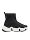 Damen Stiefeletten Tendenz Schwarz Schwarz