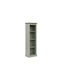 Βιβλιοθήκη Tolelio 121 Πεύκο, Πράσινο 55x38x180εκ.