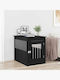 vidaXL Dog House Wooden Outdoor Black 75x55x65cm