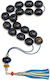 Roloi Komboloi Mastic Worry Beads Blue 31cm