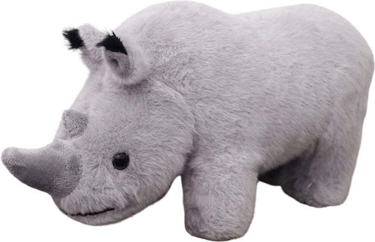 Jucărie De Plus Rinocer Gri Animal De Pluș Pentru Îmbrățișat 30cm