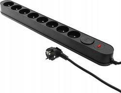 Plastrol Power Strip Safety 8 Sockets with Cable 5m