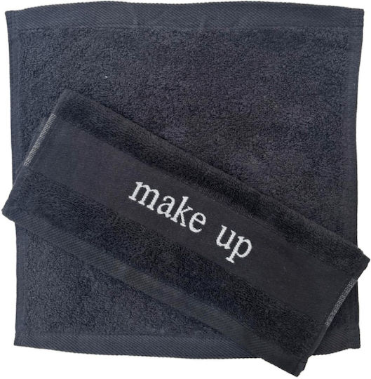 Blanc de Blanc Hotel Washcloth Towel 30x30 cm Black