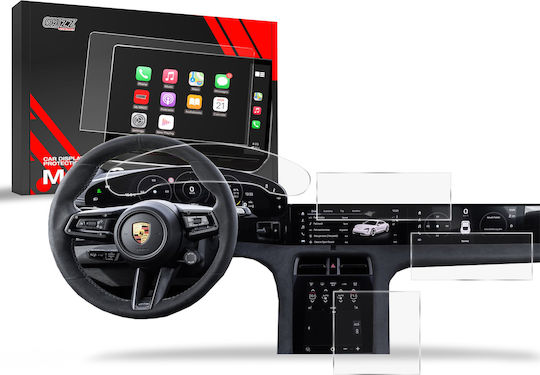 Matte Grizzglass Auto-Audiozubehör Displayschutzfolie Porsche Taycan 2024 4in1