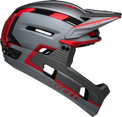 Bell Vollgesicht Helm Bell Super Air R Größe Helme S 51-55 cm Wählen Sie Matt Grau Rot