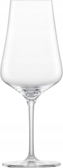 Lumarko Set of Glasses for White and Red Wine made of Glass in Red Color Stemmed 486ml 2pcs