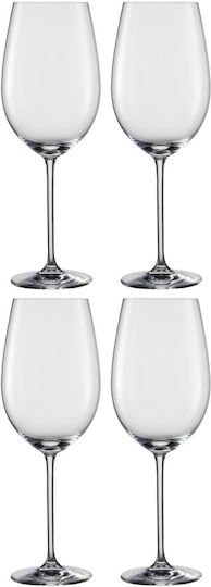 Lumarko Set of Glasses for Red Wine made of Glass Stemmed 768ml 4pcs