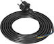 Orno Power Cord Connection Plug Rubber 3x1 5mm2 3m