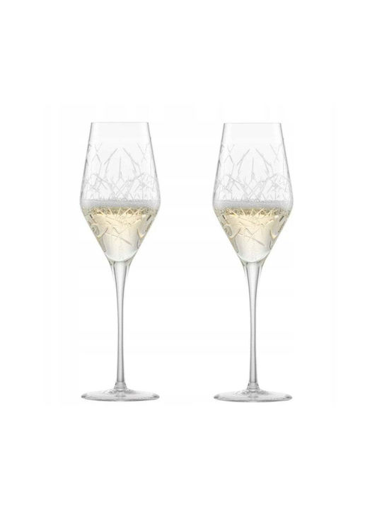 Zwiesel Glas Σετ Ποτήρια Σαμπάνιας από Γυαλί Κολωνάτα 272ml 2τμχ