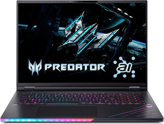 Acer Predator Helios 18 AI PH18-73-90KW 18" QHD+ 250Hz (Ultra 9-275HX/64GB/2TB SSD/GeForce RTX 5080/W11 Pro) (US Клавиатура)