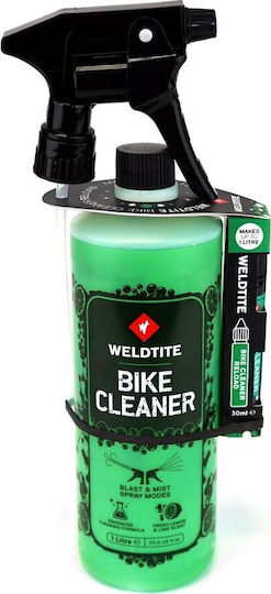 Weldtite Bicycle Cleaner Weldtite Bike Cleaner Lime Spray 1L 30ml Recharge Set Concentrate 30ml New 2025