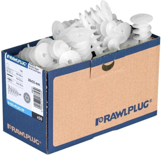 Rawlplug R-ISO-PLUG-50 Щифт за лайсна Комплект 50бр