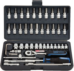 Ks Tools Καστάνια με Καρυδάκια 46τμχ Ks Tools Καστάνια με Καρυδάκια 46τμχ
