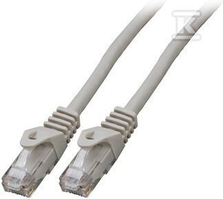 Patch Cord Securitynet U/UTP Cat.6a Gray 0.5m LSZH PC-6AUTPLSZH-GY0.5