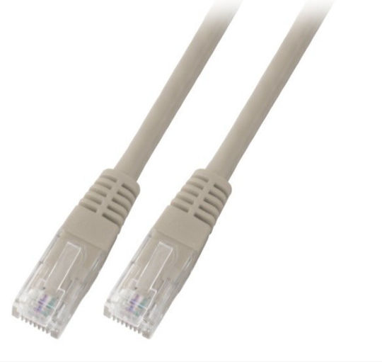 Patchcord Rj45 U Utp Cat 5e Pvc Cca Gray 1m