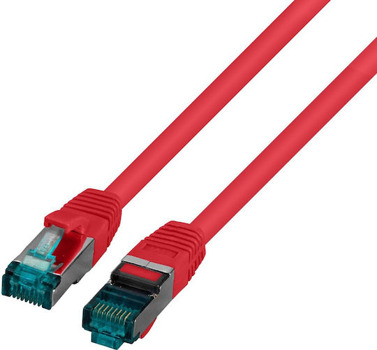 Patchcord Rj45 S Ftp Cat 6a Lszh Red 3m