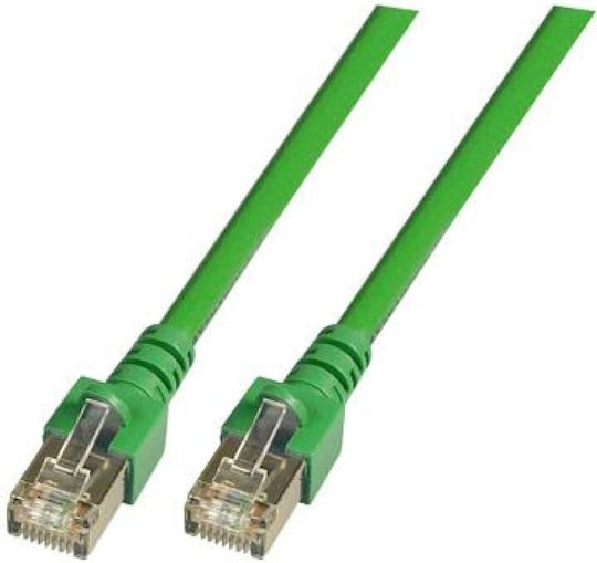 Patchcord Rj45 SF/UTP Cat.5e PVC CCA Зелен 2м