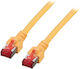 Patchcord Rj45 S Ftp Cat 6 Lszh Yellow 5m