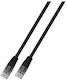 Patchcord RJ45 U/UTP Cat 5e PVC CCA Black 1.5m