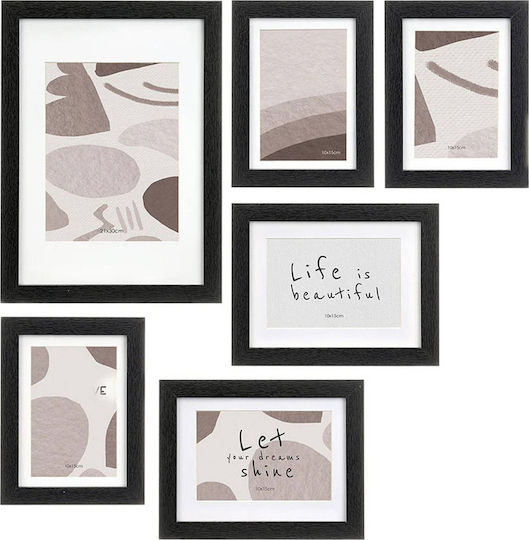 Giftdecor Wall Photo Frame Mural 7 Different Size Picture Frames