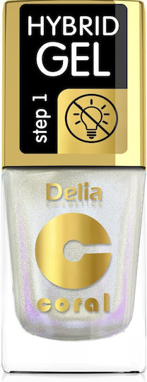 Delia Cosmetics Glossy Βερνίκι Νυχιών Μακράς Διαρκείας No. 104 - Multireflex 11ml