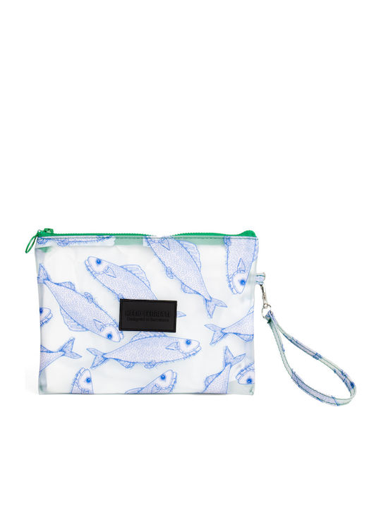 Light Blue Pisces Clutch Hf