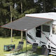 Vidaxl Waterproof Caravan Tent Gray Orange 300x240 Cm Ready for Your Adventures