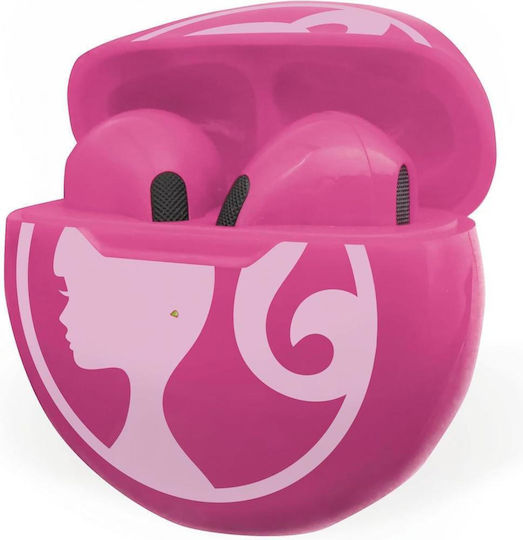 Lexibook Barbie Earbud Bluetooth Handsfree Căști cu Carcasă de Încărcare Roz