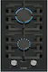 Bosch Serie 8 Domino Εστία Φυσικού Αερίου Αυτόνομη 30x52εκ.